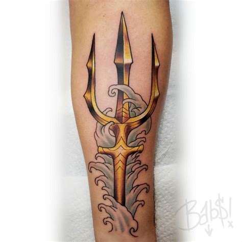 101 Amazing Trident Tattoos For 2024!