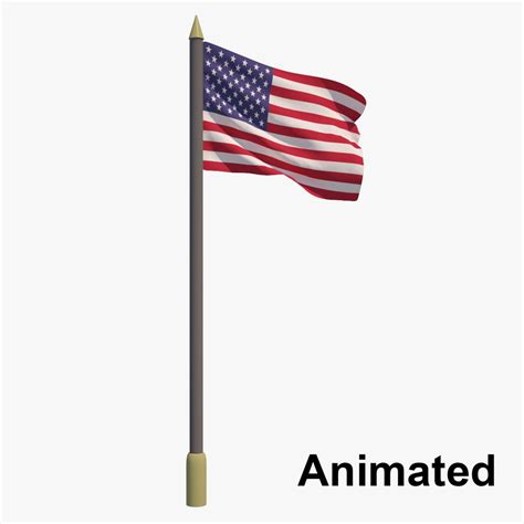 3D flag - animation model - TurboSquid 1189139