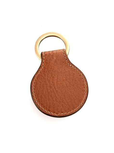 Mulberry Heritage Leather Key Ring In Brown For Men Lyst