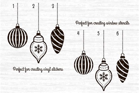 Christmas balls SVG, Christmas ornaments svg, Christmas svg, Clipart By ...