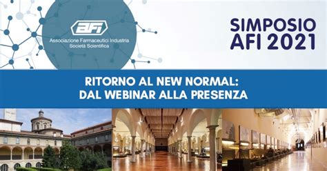 63° Simposio Afi Afi Ritorno Al New Normal Dal Webinar Alla Presenza