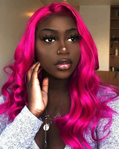 Rock The Colorful Wigs On Dark Skin The FSHN