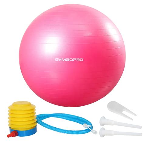 Pvc Material Anti Burst Eco Friendly Exercise Ball Yoga Ball With Pump