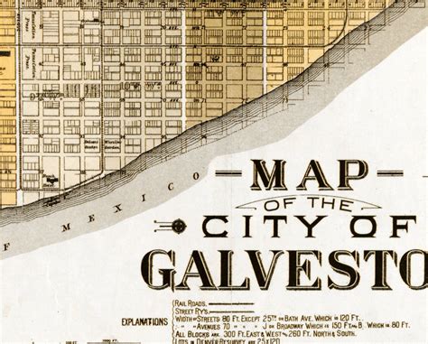 Galveston Historic District Map