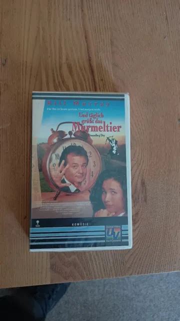 UND TÄGLICH GRÜSST das Murmeltier VHS Kultfilm Bill Murray