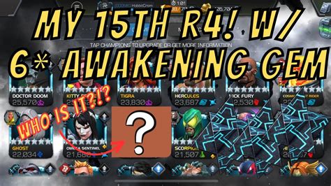 My 15th R4 6 Amazing Awakening Gem Pull Marvel Contest Of Champions Youtube