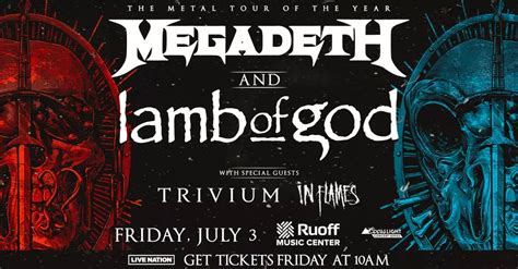 Megadeth And Lamb Of God Announce Tour And Gbf Has Your Tickets