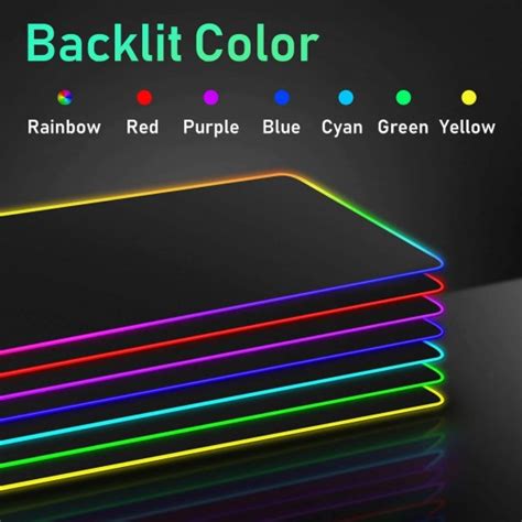 Buy Rgb Gaming Mouse Pad Mat Large Thick Mm Hcman Xxl Extended