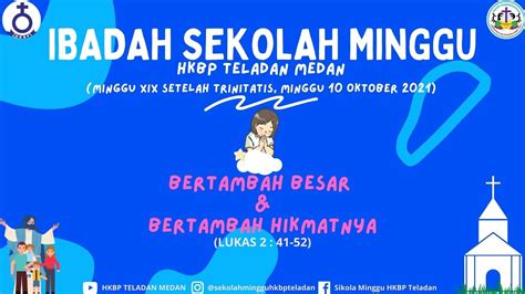 LIVE Ibadah Sekolah Minggu HKBP Teladan Ressort Medan I Teladan