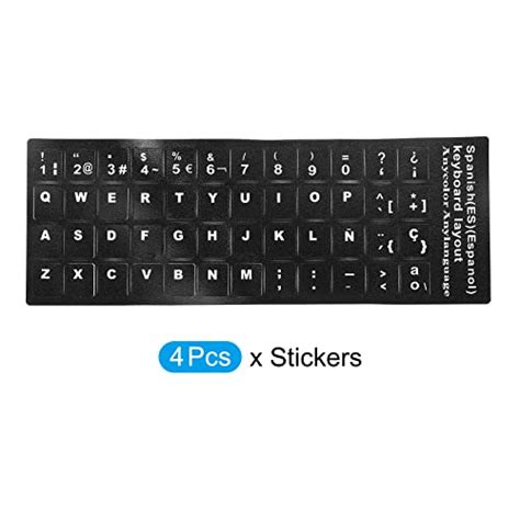 Electronikz - PATIKIL Spanish Keyboard Layout Stickers, - Review