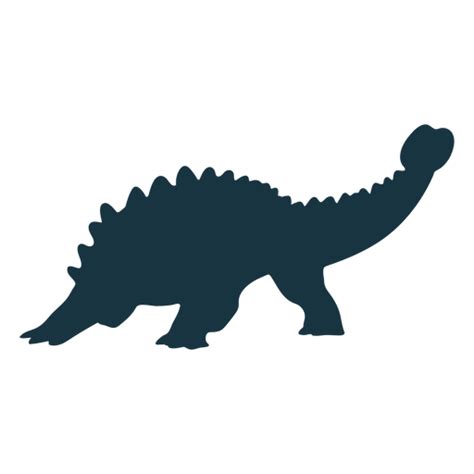 Ankylosaurus Dinosaur Silhouette PNG & SVG Design For T-Shirts