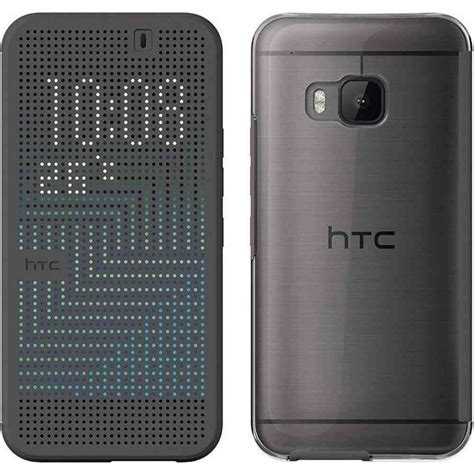 HTC One M9 Dot View Ice Case Onyx Black