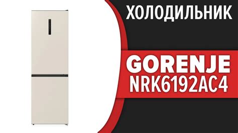 Холодильник Gorenje NRK6192AC4 (NRK6192ACR4, NRK6192AR4, NRK6192AW4 ...