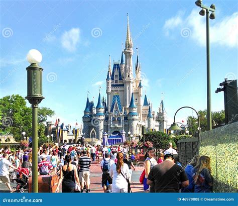 Disney World Princess Castle Editorial Stock Photo - Image of tourism ...