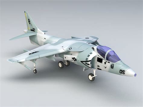 Sea Harrier 3D model - Download Free 3D models