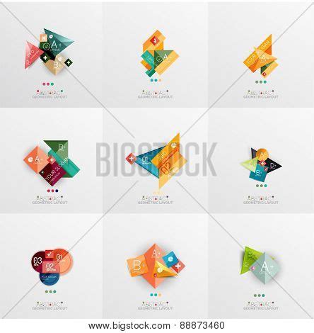 Set Paper Graphic Vector & Photo (Free Trial) | Bigstock