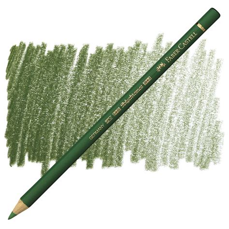 Faber Castell Polychromos Pencil Permanent Green Olive Blick Art