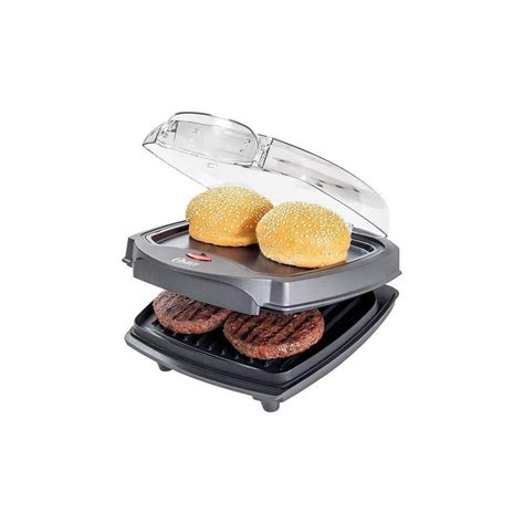 Grill Oster Burguer Em Estufa Ogrl Preto V Madeiramadeira