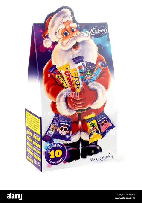 Cadbury Santa Christmas Chocolate Selection Stock Photo - Alamy