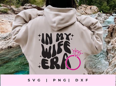 In My Wife Era Svg Png Wife Svg Bride Png Trendy Svg Groovy Wavy Text Svg Instant Digital