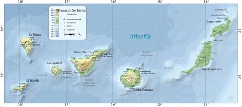 Research In Canary Islands Canary Islands Maps And Atlases