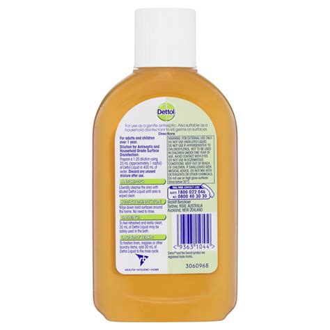 Buy Dettol Antiseptic Antibacterial Disinfectant Liquid 250ml Online At