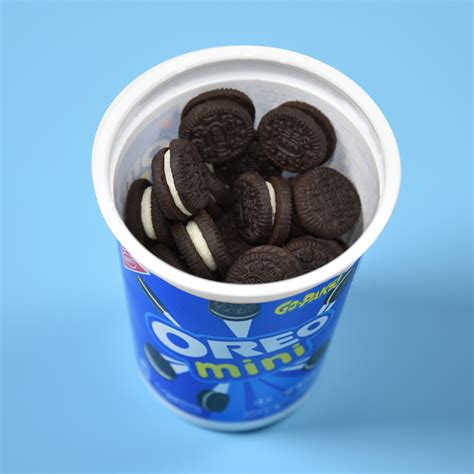 Oreo Mini Chocolate Sandwich Cookies Go Pakscup1pack