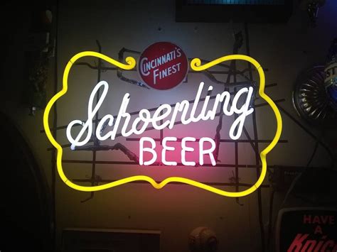 Schoenling Beer Neon Sign Neon Light Diy Neon Signs