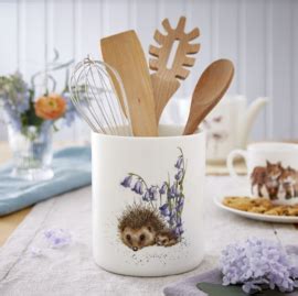 Wrendale Designs Love And Hedgehugs Hedgehog Utensil Jar Diverse