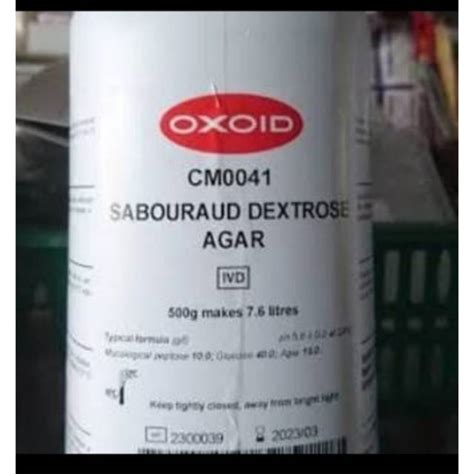 Jual Oxoid Cm0041 Sabouraud Dextrose Agar 500gr Shopee Indonesia