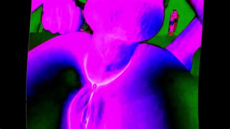 Hot Gal Enjoying Anal As Trippy Psychedelic
