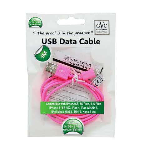 PINK USB HOT SYNC CABLE KD Wholesale Cash And Carry
