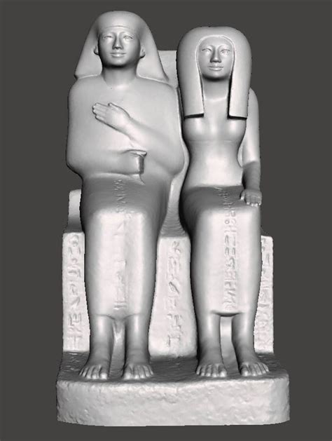 Egyptian Priest Ahmose and His Mother Baket-re 3D Printed - Etsy