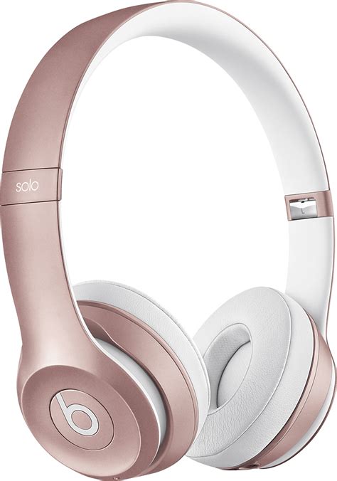 Best Buy Beats By Dr Dre Solo On Ear Wireless Headphones Rose Gold