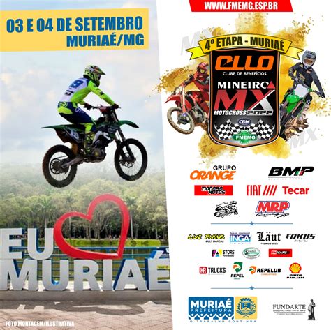 Muriaé MG recebe a Etapa do Campeonato Mineiro de Motocross em 03 e 04