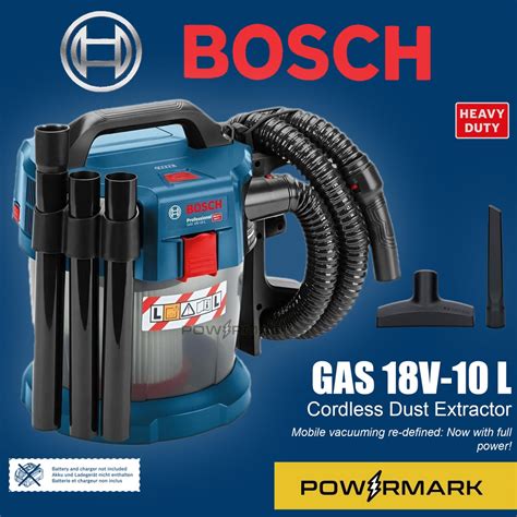 Bosch Gas V L Cordless Vacuum Cleaner Dust Extractor Bare Tool