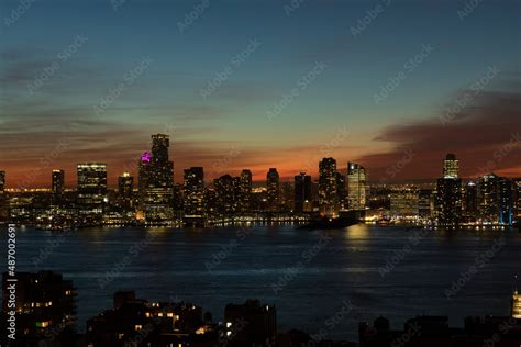 Jersey City Skyline Stock Photo | Adobe Stock