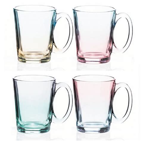 Two Tone Lustre Mug Set Of 4 Allens