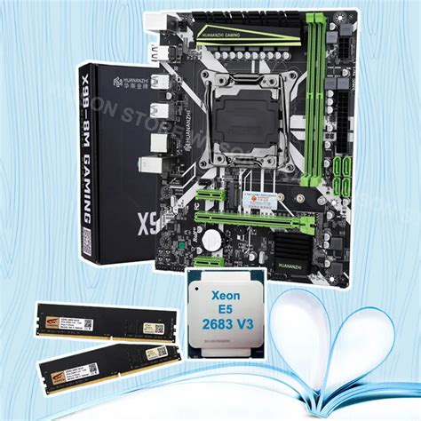 HUANANZHI Placa Base X99 8M Con Ranura Para SSD Xeon CPU E5 2683 V3