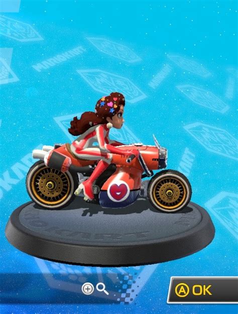 Mkt Pauline With Tour Animations Biker Suit Mario Kart Mods