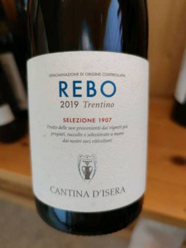 Cantina D Isera Selezione 1907 Rebo Vivino US