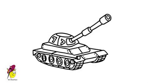 Tank How To Draw A Tank Easy And Cool Youtube