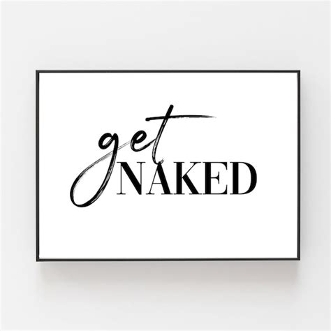 Get Naked Print Etsy Australia