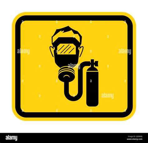 Warning Sign Breathing Apparatus Required Stock Vector Image Art Alamy