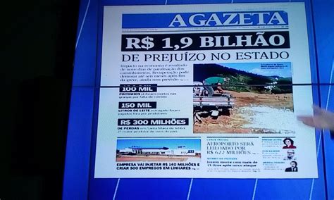 Rep Rter Paulo Maciel A Gazeta Capa Vit Ria Es F