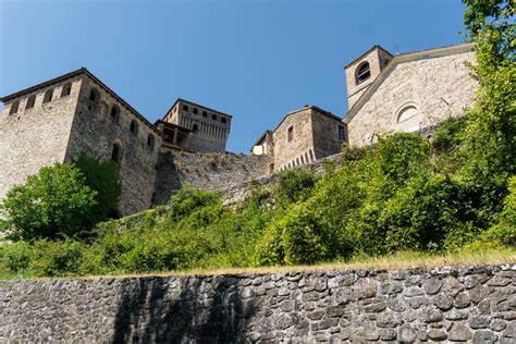 Torrechiara,Italy-July 31, 2022-View of Torrechiara castle in the ...