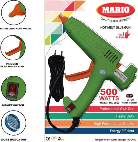 ME 5000 MARIO HOT MELT GLUE GUN 500WATTS At Rs 2800 In Surat ID 23747690855