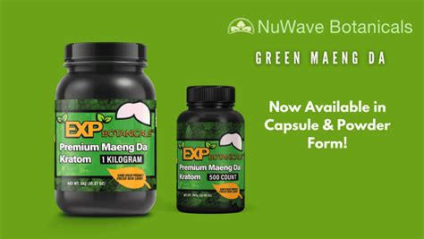 Green Maeng Da Time Get Your Day Started Nuwave Botanicals