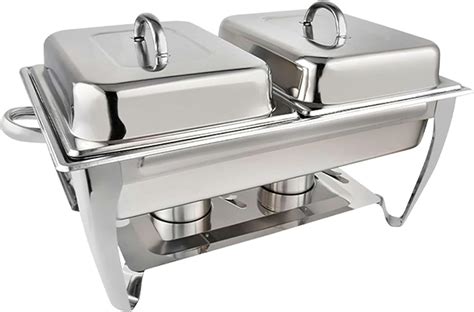Buffet Ovens Round Food Warming Tray With Glass Lid Stainless Steel Hot Pot Buffet Set