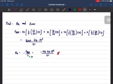 Determine The Slope At A And The Maximum Deflection Solvedlib